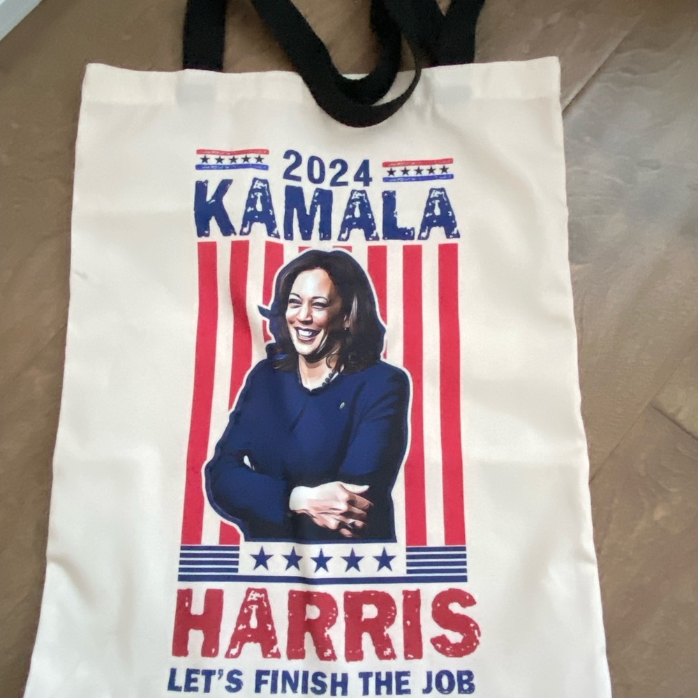 Kamala Harris 2024 Canvas Tote Bag